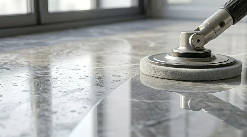 Deep cleaning in progress in a Manchester kitchen